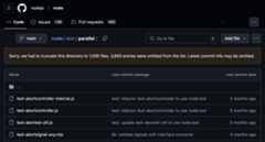 A screenshot of the Node.js test suite
