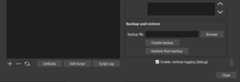 Plugin backup and debug