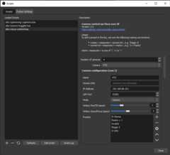 Plugin configuration