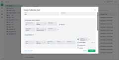attu create collection dialog