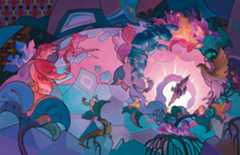 Sija Hong’s alternative cover art for the book, which will be available exclusively at local game stores.