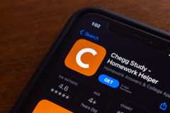 Chegg in the App Store on an iPhone screen