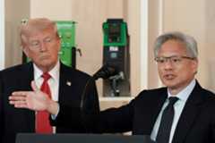 President Trump and Nvidia CEO Jensen Huang speak on investing in America.