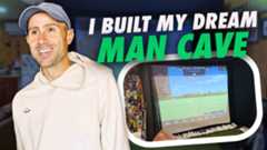 Tim Reilly man cave Full Swing video graphic