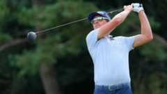 Nico Echavarria of Colombia hits his tee shot on the 5th hole during the final round of the Baycurrent Classic Presented by LEXUS at Yokohama Country Club on October 12, 2025 in Yokohama, Kanagawa, Japan. (Photo by Yoshimasa Nakano/Getty Images)