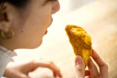 あとはそのままスマートに食べるだけ。