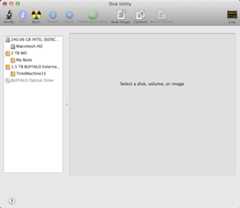 Disk utility