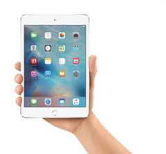 IPadMini4 Hand iOS9 Homescreen PRINT