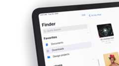 Finder for ipad concept