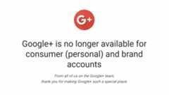 Google+ shut down