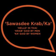 Thai language, ‘hello’ in Thai, ‘sawasdee krab’, said by men, and ‘sawasdee ka’ said by women. Copyright © 2022 Terence Carter / Grantourismo. All Rights Reserved.