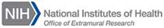 NIH Office of Extramural Research Logo