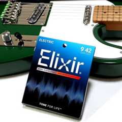 サスティーンの比較 Elixir (エリクサー) NANOWEB コーティングギター弦