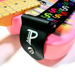 取付け Perri's (ペリーズ) LPCP-7209 ドル柄ギターストラップ Bullfighter D-133 『にじ』 その6
