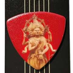 デザイン PICKBOY (ピックボーイ) 日本のおみやげギターピック PB100M001 彫刻シリーズ 三宝荒神立像（伝 金剛夜叉明王）