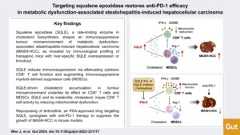 Visual abstract: Targeting squalene epoxidase restores anti-PD-1 efficacy in metabolic dysfunction-associated steatohepatitis-induced hepatocellular carcinoma