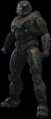 A model of B312 with combat knife from Halo: Reach in Halo: The Master Chief Collection.