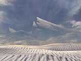 The vast desert on the Ark.