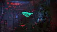 Master Chief reviewing the results of the conflict with the Banished.
