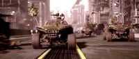 The Warthog convoy arrives.