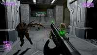 Thel 'Vadam battling human attacker forms on Installation 05.