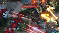G81 Condors and Banished Scarabs attack a Firebase during a game of Domination.