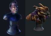 Concept art for the bust of Stamforth.