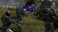 Carter, Jorge, and Six fighting Covenant in the valley.