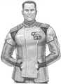 Concept art of Keyes for Halo: Reach.