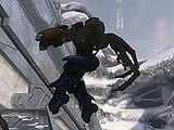 Sangheili attacker form wielding a fuel rod gun in Halo 3.