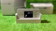 WiMAXのクレードルを使用している様子