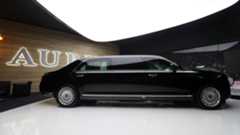 Aurus brought its sedan and limo to Geneva for their global auto show debut. Aurus brought its sedan and limo to Geneva for their global auto show debut.