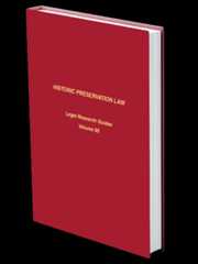 Mock up book cover of Historic Preservation Legal Research Guide