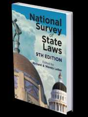 Mock up book cover of National Survey of State Laws, 9th Edition