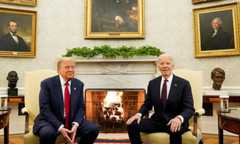 Trump tells Biden 'politics is tough' as they hold historic White House meeting after his