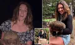 US influencer who terrorised a baby wombat breaks her silence and accuses Aussies of being