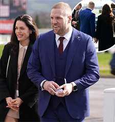 The rugby player, 39, was seen holding hands with the glamorous reality starlet, who boasts a string of famous exes, as they attended the sports event just 48 hours ago.