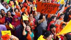 The Aurat March challenges misogyny in our homes, workplaces and society, say organisers ahead of Women's Day