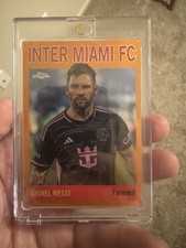 2024 Topps Chrome Mls - 1964 Topps Football Lionel Messi #64T-5 Orange Refractor