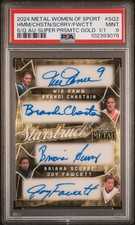 2024 Metal Starstruck 1/1 Mia Hamm Brandi Chastain Scurry Fawcett Auto Super