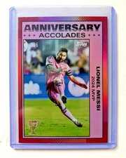 Lionel Messi Red Foil /5 Anniversary Accolades - 2025 Topps Mls 30th
