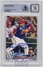 Juan Soto Nationals Signed Autographed 2018 Topps Update #US300 BAS 10
