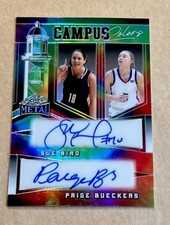 Paige Bueckers & Sue Bird 2024 Auto Leaf Metal Dual Autograph # 2/2! CCD-13🔥