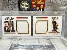 2015 Panini Preferred Dual Memorabilia Jimmy Butler Derrick Rose #9 /199 Booklet