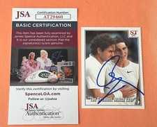 RAFAEL NADAL 2008 ST Wimbledon Autographed Tennis card Authentic Signature JSA
