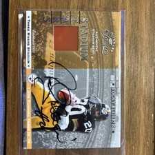 2001 DONRUSS CLASSICS STADIUM STARS RELIC AUTOGRAPH Rocky Bleier