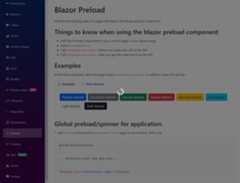 Blazor Bootstrap - Preload Blazor Bootstrap - Preload