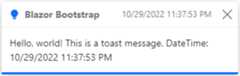 Blazor Bootstrap - Toasts Blazor Bootstrap - Toasts