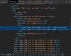 Inspecting the title