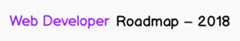 Web Developer Roadmap